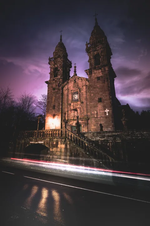 Santuario barroco de Nosa Señora da Escravitude en Cruces (Padrón)