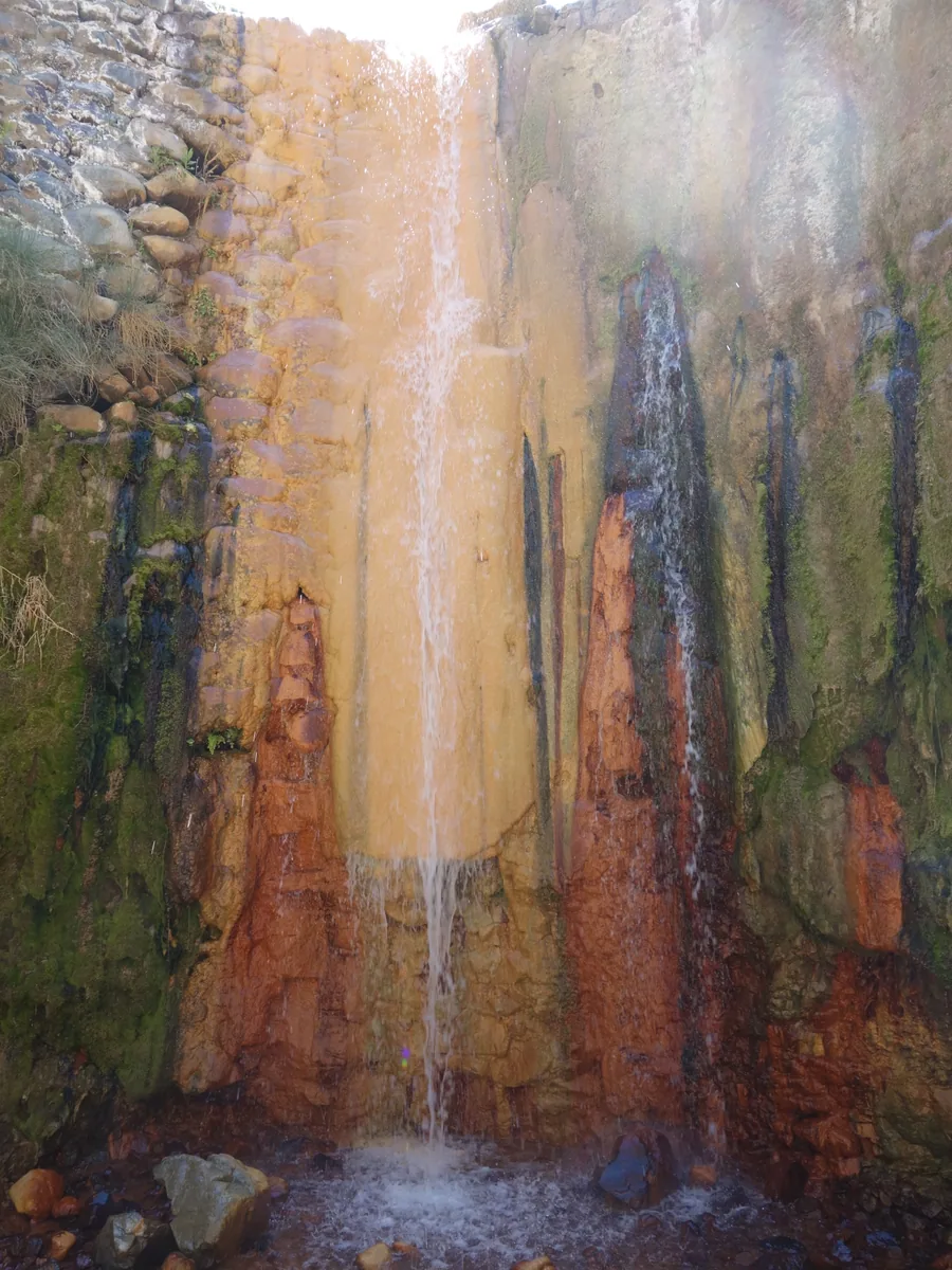 Cascada de Colores en el Parque Nacional de la Caldera de Taburiente