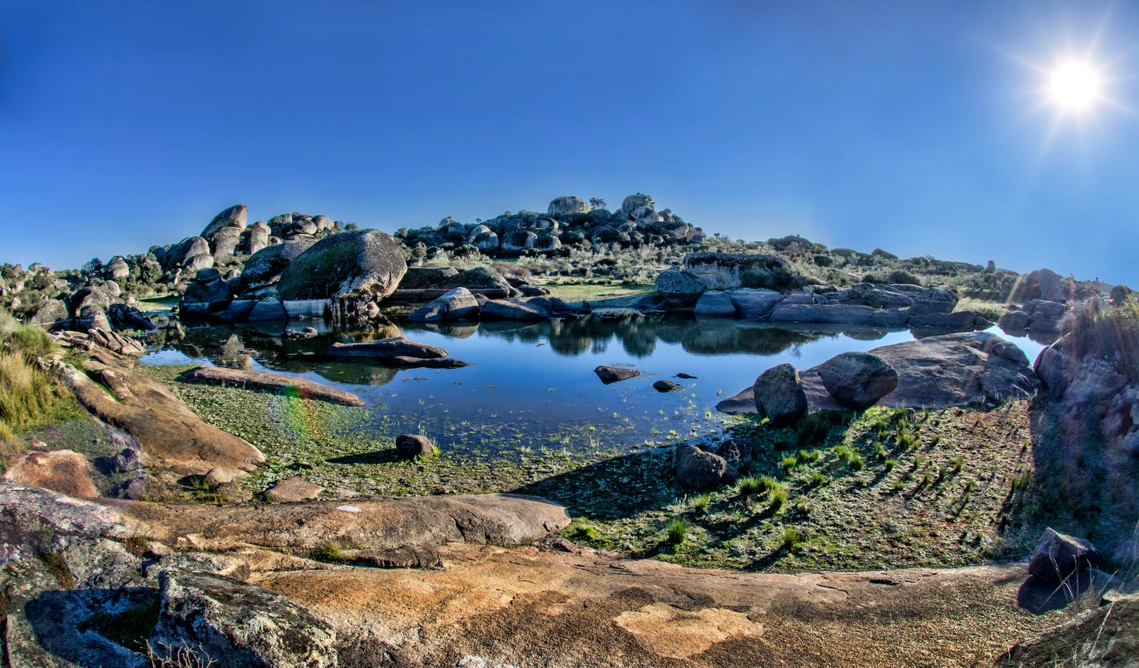 Charca y bolos graníticos de Los Barruecos, Extremadura