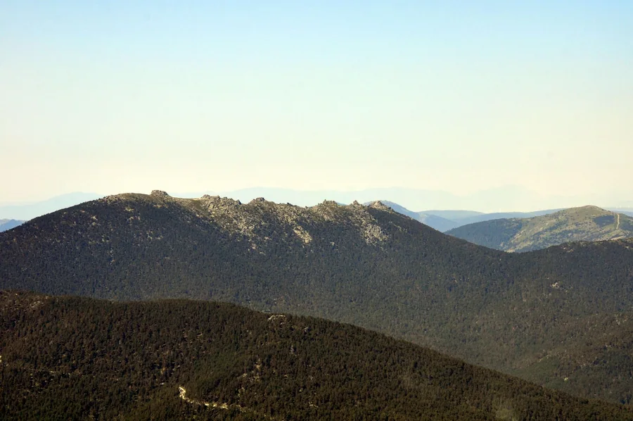 Cordal granítico de los Siete Picos en la Sierra de Guadarrama